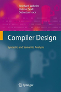 Compiler design: syntactic and semantic analysis