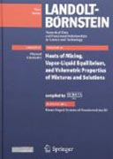 Binary liquid systems of nonelectrolytes III: supplement to IV/10A, 13A1, 13A2, and IV/23A