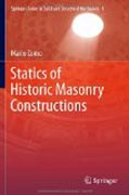 Statics of historic masonry constructions