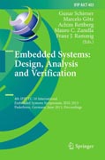 Embedded Systems: Design, Analysis and Verification