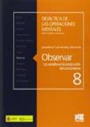 OBSERVAR: Los sentidos en la construcción del conocimiento