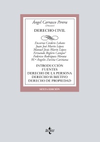 Derecho Civil: Introducción. Fuentes. Derecho de la persona. Derecho subjetivo. Derecho de propiedad