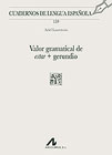 Valor gramatical de estar + gerundio