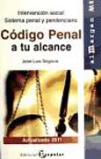 Código penal a tu alcance: intervención social : sistema penal y penitenciario