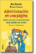 Administración en una página: cómo utilizar la información para lograr sus metas