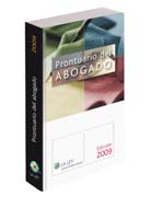 Prontuario del abogado: edición 2009