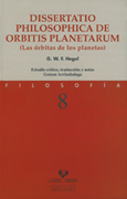 Dissertatio philosophica de orbitis planetarum: (Las órbitas de los planetas)
