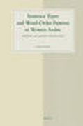 Sentence types and word-order patterns in writtenarabic: medieval and modern perspectives